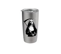 Evil Nun Grim Reaper Scythe Stainless Steel Insulated Tumbler