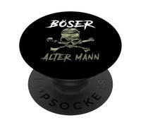 Evil Old Man Camouflage Pattern for older men PopSockets Adhesive PopGrip