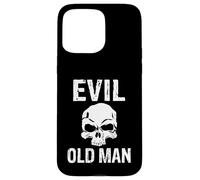 Evil old man Der böse Alte Mann Totenkopf Case for iPhone 15 Pro Max