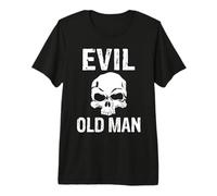Evil Old Man Der böse Alte Mann Totenkopf Premium T-Shirt