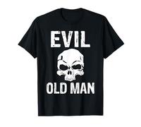 Evil Old Man Der böse Alte Mann Totenkopf T-Shirt