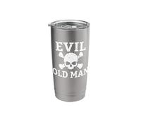 Evil Old Man The Evil Old Man Skull Stainless Steel Insulated Tumbler