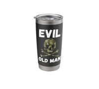 Evil Old Man The Evil Old Man Skull Stainless Steel Insulated Tumbler