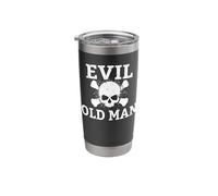 Evil Old Man The Evil Old Man Skull Stainless Steel Insulated Tumbler
