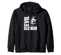 Evil old man The evil old man skull Zip Hoodie