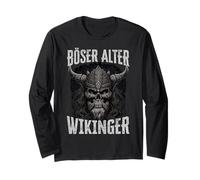 Evil Old Viking Norse Mythology Design Long Sleeve T-Shirt