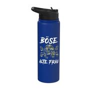 Evil Old Woman Stainless Steel Insulated Water Bottle