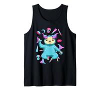 Evil Pastel Goth Sloth - an Aesthetic Demon Tank Top