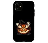 Evil Pumpkin Eyeball Smoke Case for iPhone 11