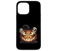 Evil Pumpkin Eyeball Smoke Case for iPhone 13 Pro Max