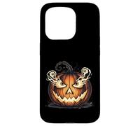 Evil Pumpkin Eyeball Smoke Case for iPhone 15 Pro