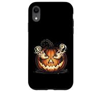 Evil Pumpkin Eyeball Smoke Case for iPhone XR