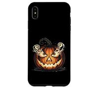 Evil Pumpkin Eyeball Smoke Case for iPhone XS Max