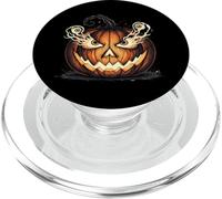 Evil Pumpkin Eyeball Smoke PopSockets PopGrip for MagSafe