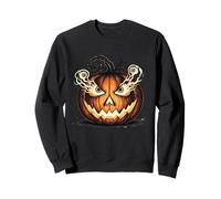 Evil Pumpkin Eyeball Smoke Sweatshirt