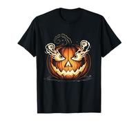 Evil Pumpkin Eyeball Smoke T-Shirt