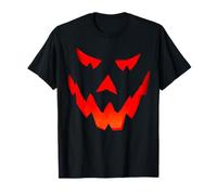 Evil Pumpkin Monster - Scary Jack-O-Lantern Face Halloween T-Shirt
