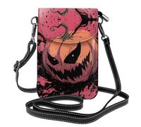 Evil Pumpkin This lightweight, unisex flap crossbody bag frees up your hands and is suitable for travel, holidays, and everyday use.
