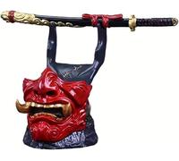 Evil Samurai controller holder, Evil Swordsman craft, suitable for PS5/4 game holder, evil warrior gift for game enthusiasts and anime supporters, cool game decorations