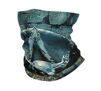 Evil Satanic Skull And Horns Pentagram Death And Dark Women Men Neck Warmer Soft Neck Gaiter Multifunctional Snood For Motorcycle Walking Cycling Outdoor