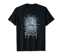Evil Scaffolding Tower Crazy Construction Face T-Shirt