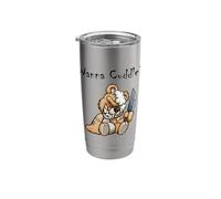 Evil Scary Teddy Bear Wanna Cuddle Cute Halloween Teddy Bear Stainless Steel Insulated Tumbler