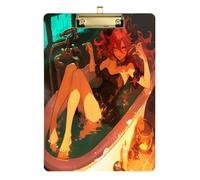 Evil Sexy Witch Anime Pocket clipboards Transparent for First Year Teacher Must Haves Tabla para escribir con Clip Size 9 x 12