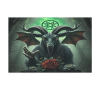 Evil Sheep 1000 Piece Complete Jigsaw Puzzle Set Paisaje Edificio Teens Beginners Mind Relaxation Puzzle Fans Group Play Anniversary Fathers Gift Thick Cardboard 1000 PCS