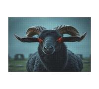 Evil Sheep 1000-piece Jigsaw Puzzle Set Paisaje Edificio Family Puzzle Lovers Brain Training Indoor Game Family Game Night Summer Gift Durable Board 1000 PCS