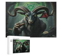 Evil Sheep 1000 Piece Jigsaw Puzzles Adults Children Paisaje Edificio Jigsaws Office Break Relaxation Challenging Puzzle Colleagues Home Decor 300 PCS