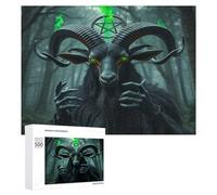 Evil Sheep 1000Pc Jigsaw Puzzles Suitable Adults Kids Paisaje Edificio Jigsaws Creative Gift Loved Ones Family Activity Challenging Design Stress Relief 500 PCS