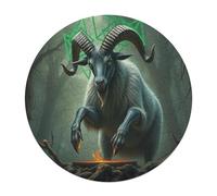 Evil Sheep 128 Piece Circular Puzzle Wildlife Animal Shape Learning Through Play Educational Puzzle for Kids & Adults Idea Home Decor 120 PCS