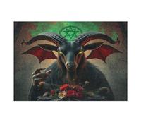 Evil Sheep 300 Piece Jigsaw Puzzle for Adults Teens Paisaje Edificio Game Room Decor Fun Challenge Whimsical Design for Game Lovers 300 PCS