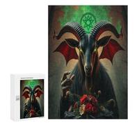 Evil Sheep 300 Piece Jigsaw Puzzles Adults Kids Paisaje Edificio Jigsaws After-School Activity Kids Stress Buster Adults Whimsical Gift Home Decor 300 PCS