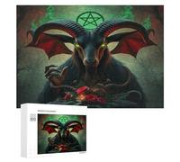 Evil Sheep 300Pc Jigsaw Puzzles Adults Kids Paisaje Edificio Jigsaws Weekend Parent Child Activity After Work Stress Relief Vibrant Gift Home Decor 300 PCS