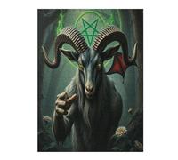 Evil Sheep 500 Piece Jigsaw Puzzle for Adults Paisaje Edificio Jigsaw Creative Gift for Loved Ones Family Activity Challenging Design Stress Relief Pastime 500 PCS