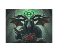 Evil Sheep 500 Pieces Premium Jigsaw Puzzle Paisaje Edificio Adult Jigsaws Educational Challenge Mental Exercise Winter Gift Precision Cut Board 500 PCS