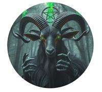 Evil Sheep 68 Piece Round Puzzle Wildlife Animal Shape All Ages Educational Puzzle Creative Challenge Gift for Families Home Decor Inspiration 68 PCS