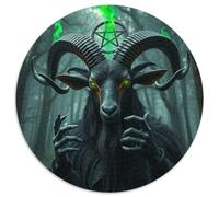 Evil Sheep Puzzle 1000Pc Jigsaw Animals Das Tier Wild Animals Beast Rotundity Jigsaws Adults Kids Puzzles Challenge Reliever Family Game Stress Adult Difficult Suitable for Home (67.5x67.5cm)