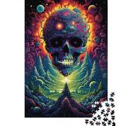 Evil Skeleton 1000 Piece Jigsaw Puzzles for Adults, Puzzle for Teenagers, Family Entertainment Toys 1000pcs (75x50cm)