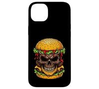 Evil Skull Burger Horror Foodie Aesthetic Graphic Halloween Case for iPhone 14 Plus