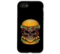 Evil Skull Burger Horror Foodie Aesthetic Graphic Halloween Case for iPhone SE (2020) / 7/8