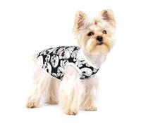 Evil Skull Cotton Pet T-Shirt Sleeveless Stretchy Puppy Tshirts Pet Vest Soft For Small Pets