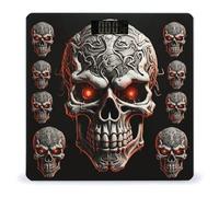 Evil Skull Digital Body Weight Scale High Precision Bathroom Scale with LCD Display, Accurate Weight Scale for Home