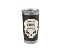 Evil Skull Impurity Hatred Immortality Hell Demon Chaos Stainless Steel Insulated Tumbler
