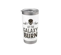 Evil Skull Let The Galaxy Burn Hell Demon Chaos Stainless Steel Insulated Tumbler