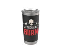 Evil Skull Let The Galaxy Burn Hell Demon Chaos Stainless Steel Insulated Tumbler