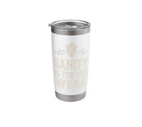 Evil Skull Sanity is for The Weak Hell Demon Stainless Steel Insulated Tumbler