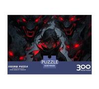 Evil Spirits Jigsaw Puzzle 300 Piece Anime Adults Fun Stress Relief Toy Education Game Toy Intellectual Game Home Decoration Challenge Educational 300pcs (40x28cm)