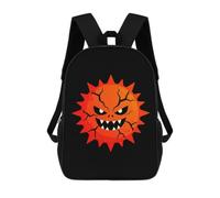 Evil Sun Classic Mens Backpack Womens 17 Inch Shoulder Bag